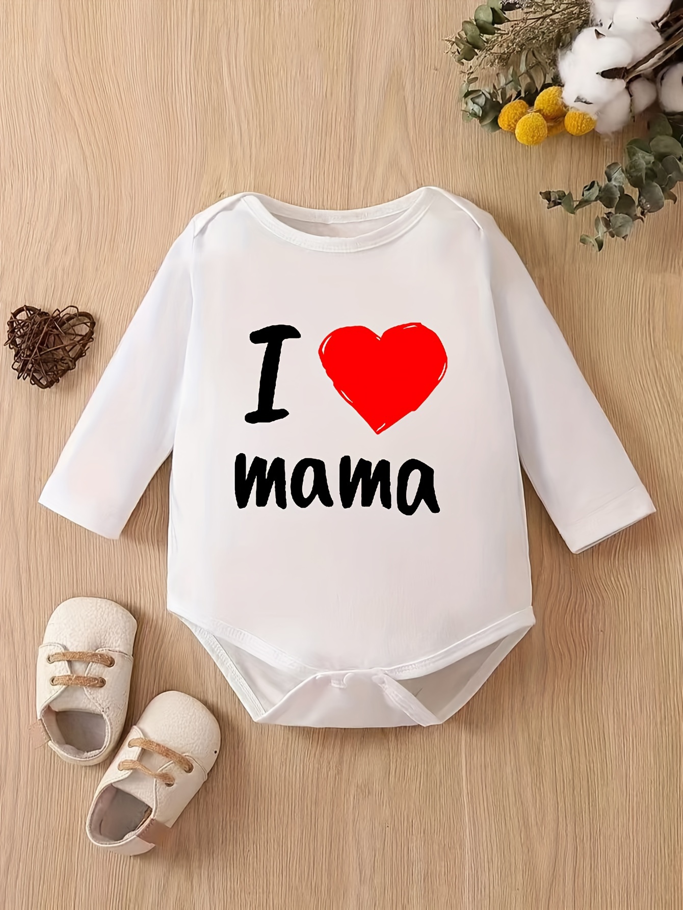 2 Pezzi Body Stampati i Love Papa E i Love Mama Neonati - Temu  Switzerland