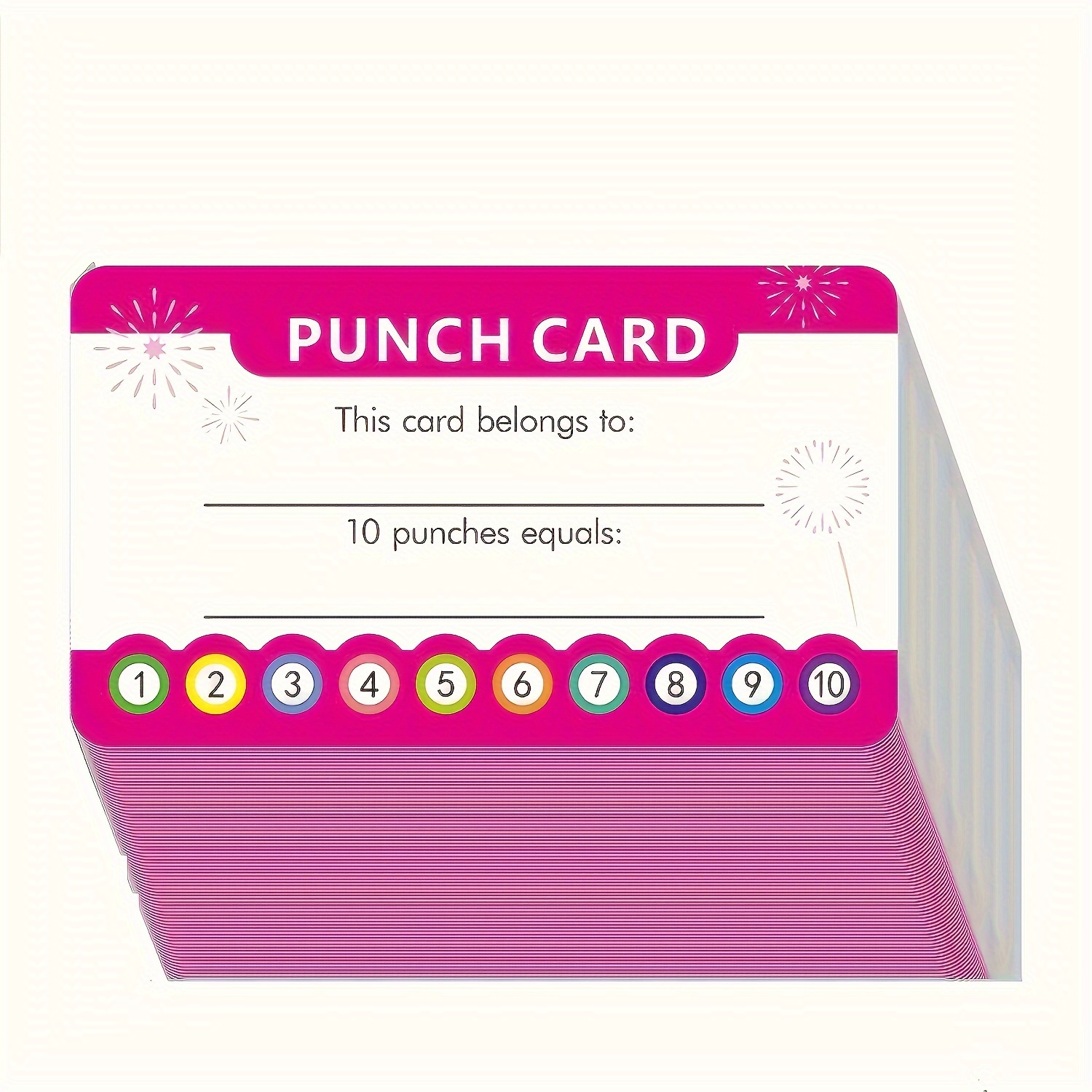 Punch Cards - Temu