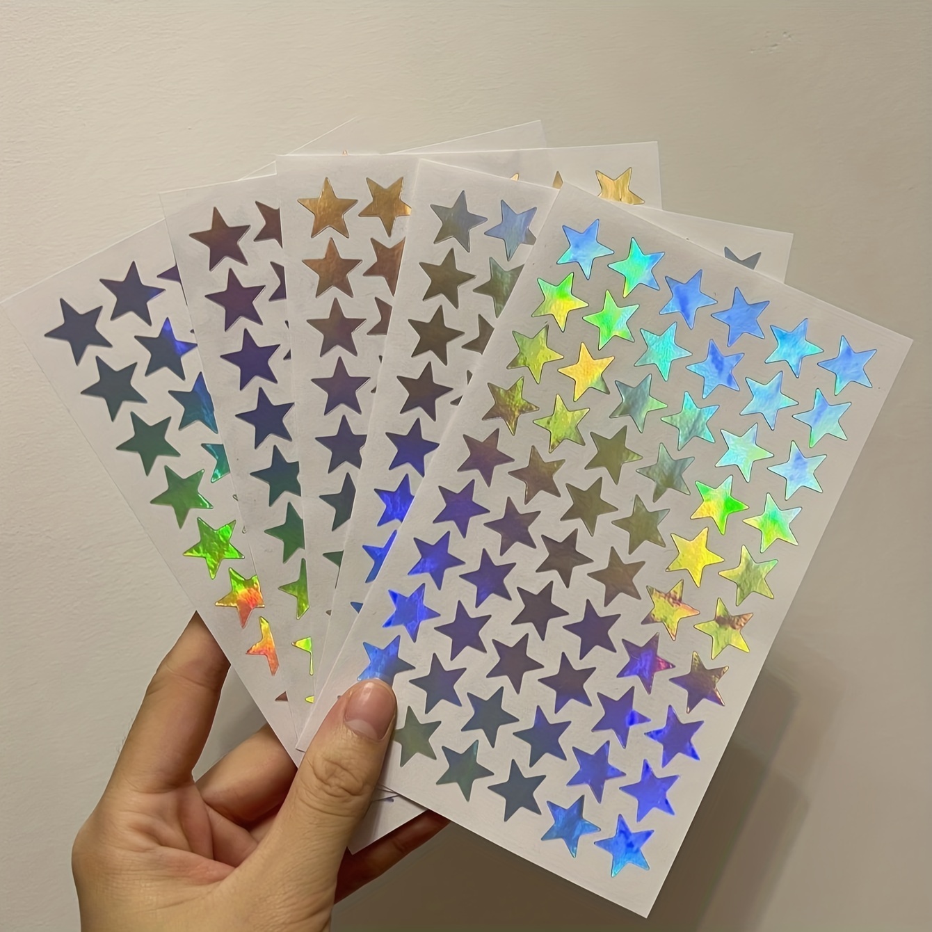 Star Stickers Crystal Stickers Plastic Star Makeup Stickers - Temu