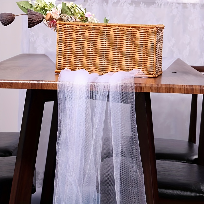 Roll Fabric Tulle Table Runner, Tulle Table Diy Tutu