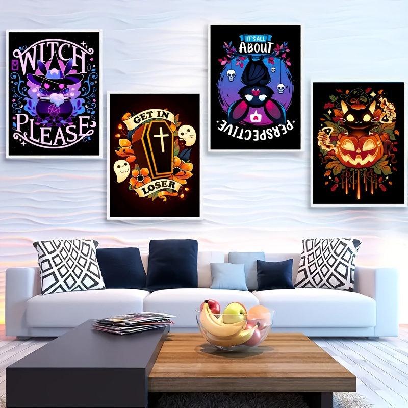 Hallowmas Diamond Art Painting Kits For Adults, Ghost Boo Bat Diamond  Painting Kits For Beginners, Full Diamond Diamond Dots Paintings Gem Art  Painting Kits Diy Adult Crafts For Wall Decor Gifts 