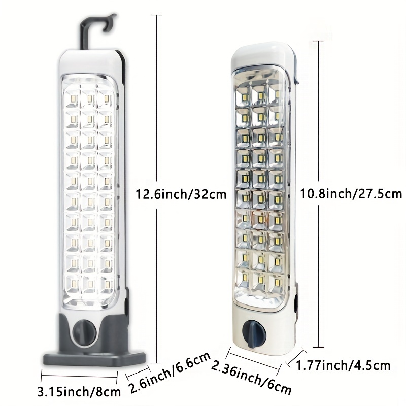 Portable Led Rechargeable Lamp Emergency Light For Power - Temu