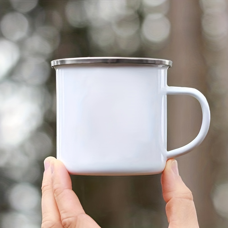 Nuoxent Juego de tazas de café de cerámica de 13 onzas con tapa de madera,  diseño elegante con borde…Ver más Nuoxent Juego de tazas de café de