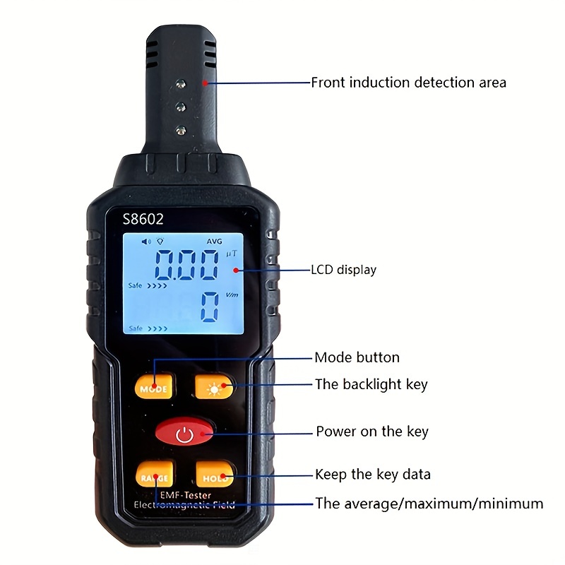 Digital Breath Alcohol Tester TEMO Measuring Tools Gas Detector