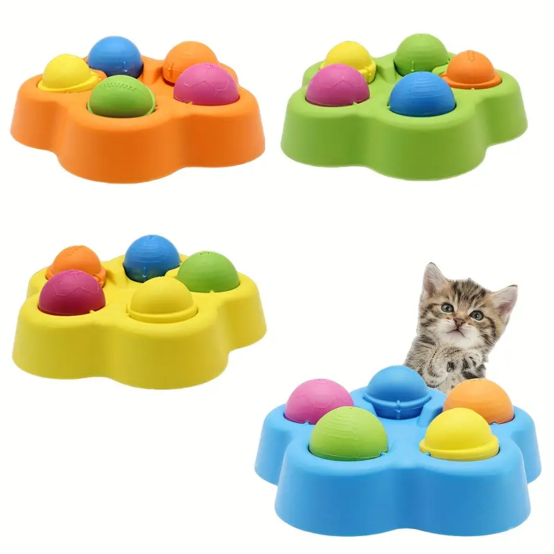 Cat Puzzle Toys For Cat Iq Interactive Cat Toys Slow Feeder Cat Bowls For  Beginner Pet Treat Dispenser Slow Feeder Rotating Pet Training - Pet  Supplies - Temu United Arab Emirates