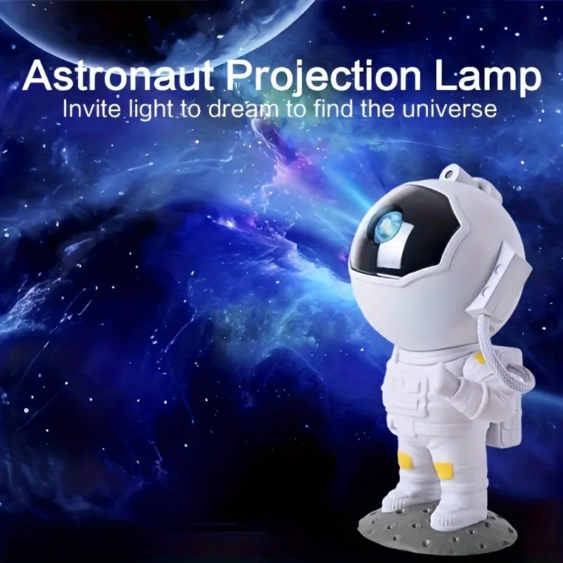 1pc Proyector Astronauta Estrellas Luz Nocturna Galaxia - Temu