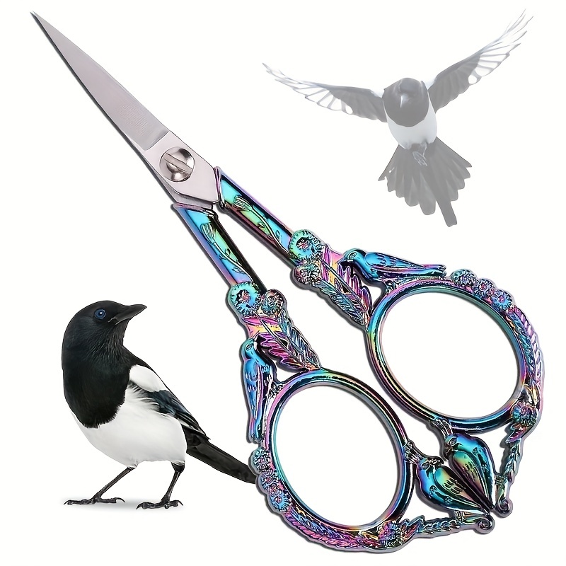 Small 4 Embroidery & Sewing Scissors, Bird Scissors