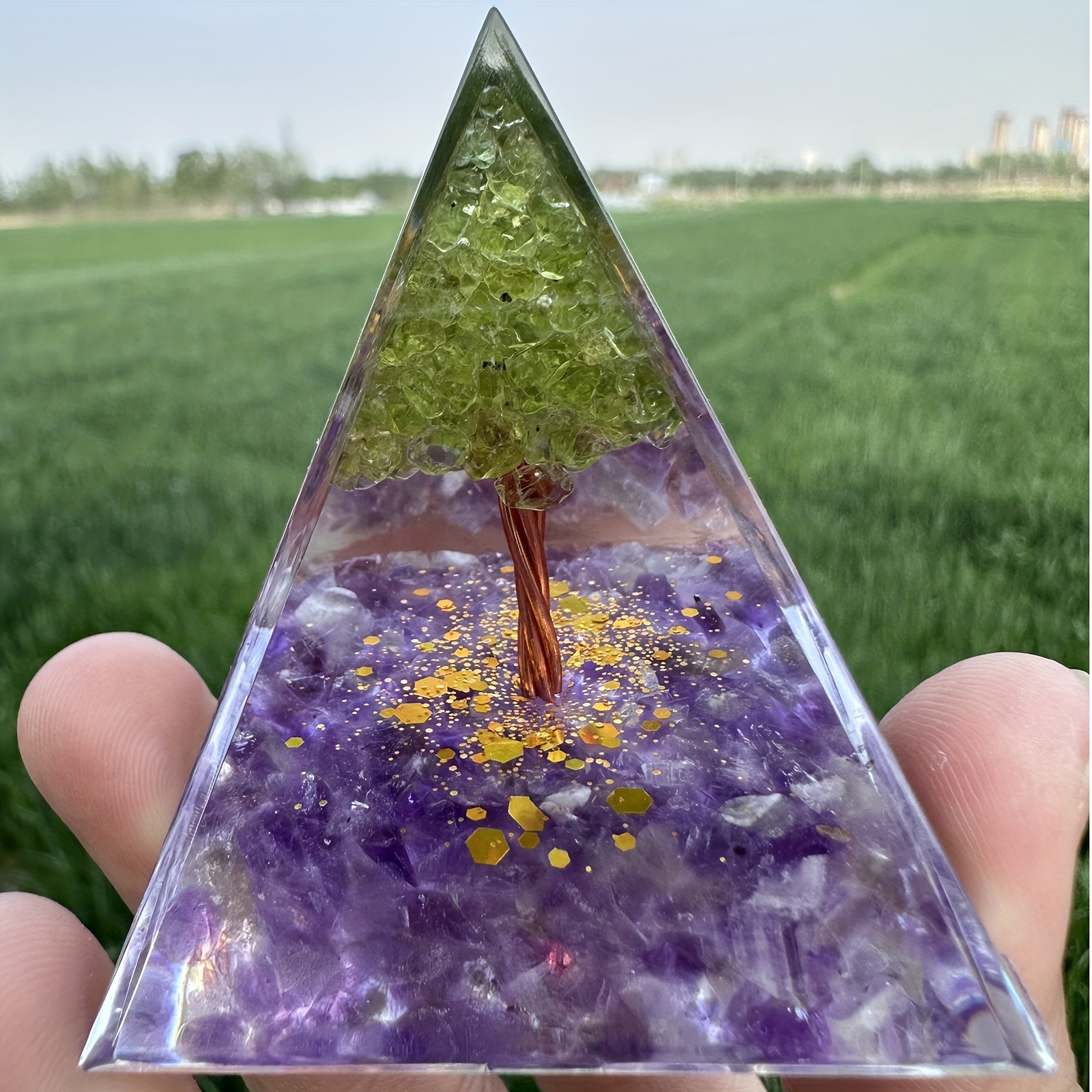 1pc Albero Cristallo Orgone Piramide Generatore Energia - Temu Switzerland