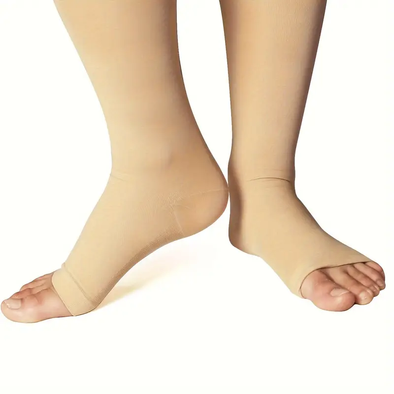 Thigh High Compression Stockings Toeless Unisex 20 30mmhg - Temu Canada