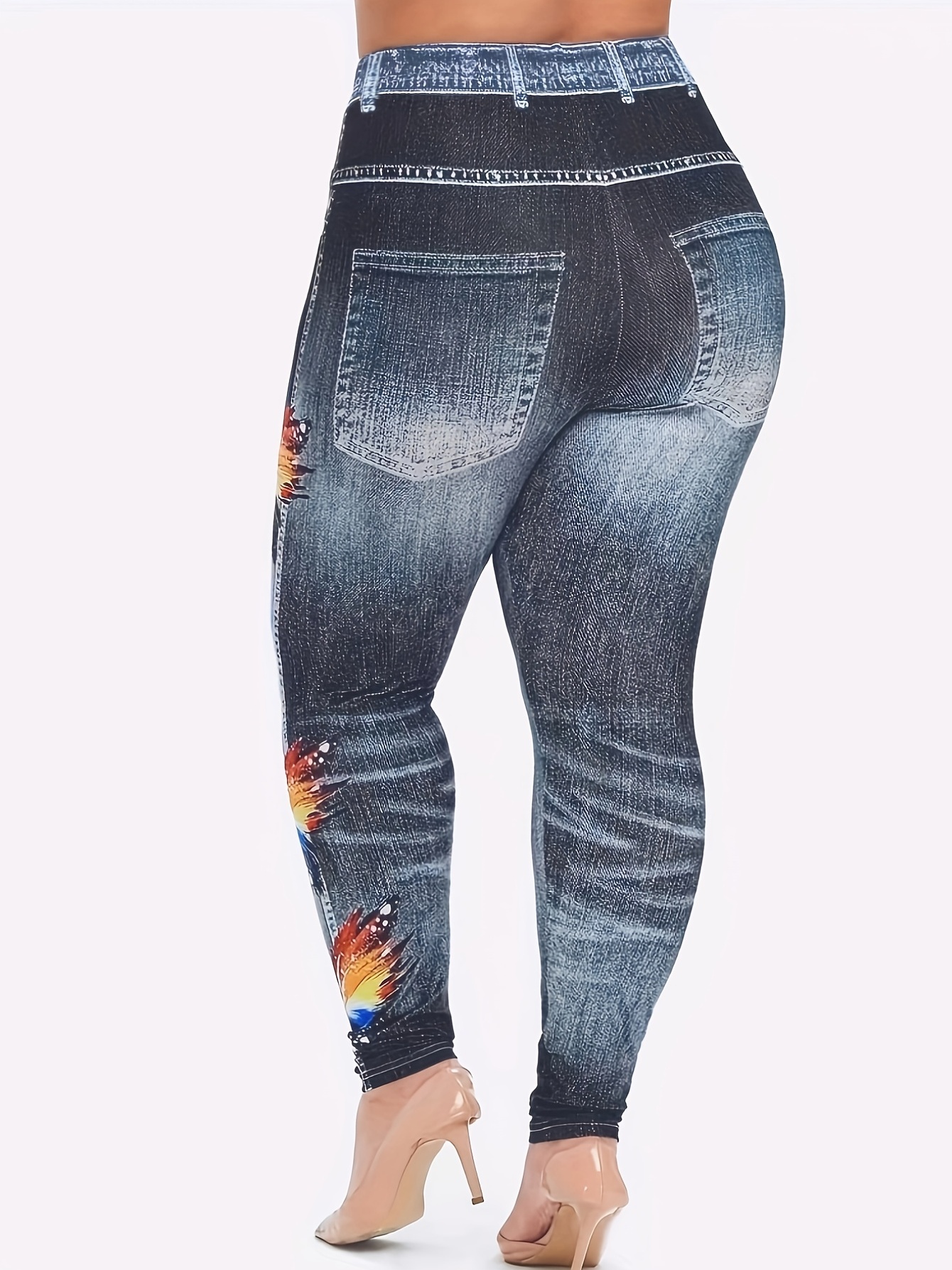 Womens Embellished Leggings