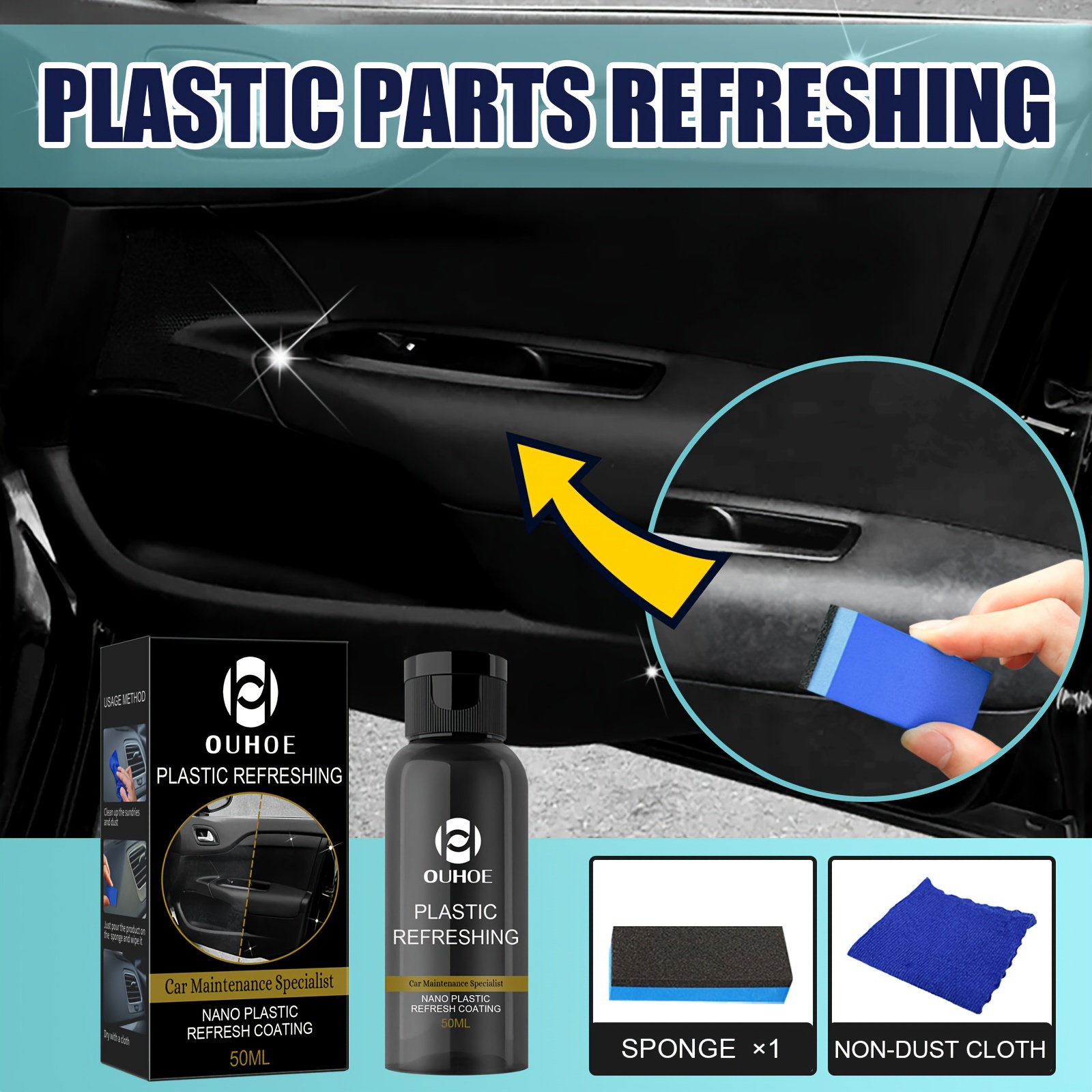 Polishing plastic