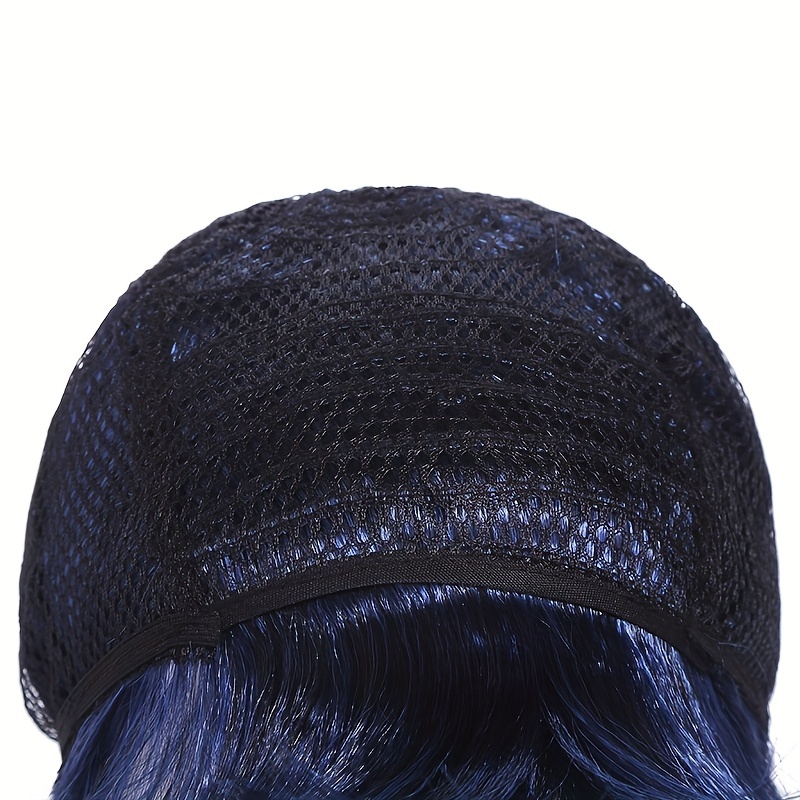 Short Straight Wig With Bangs 2 Ponytail Synthetic Wig