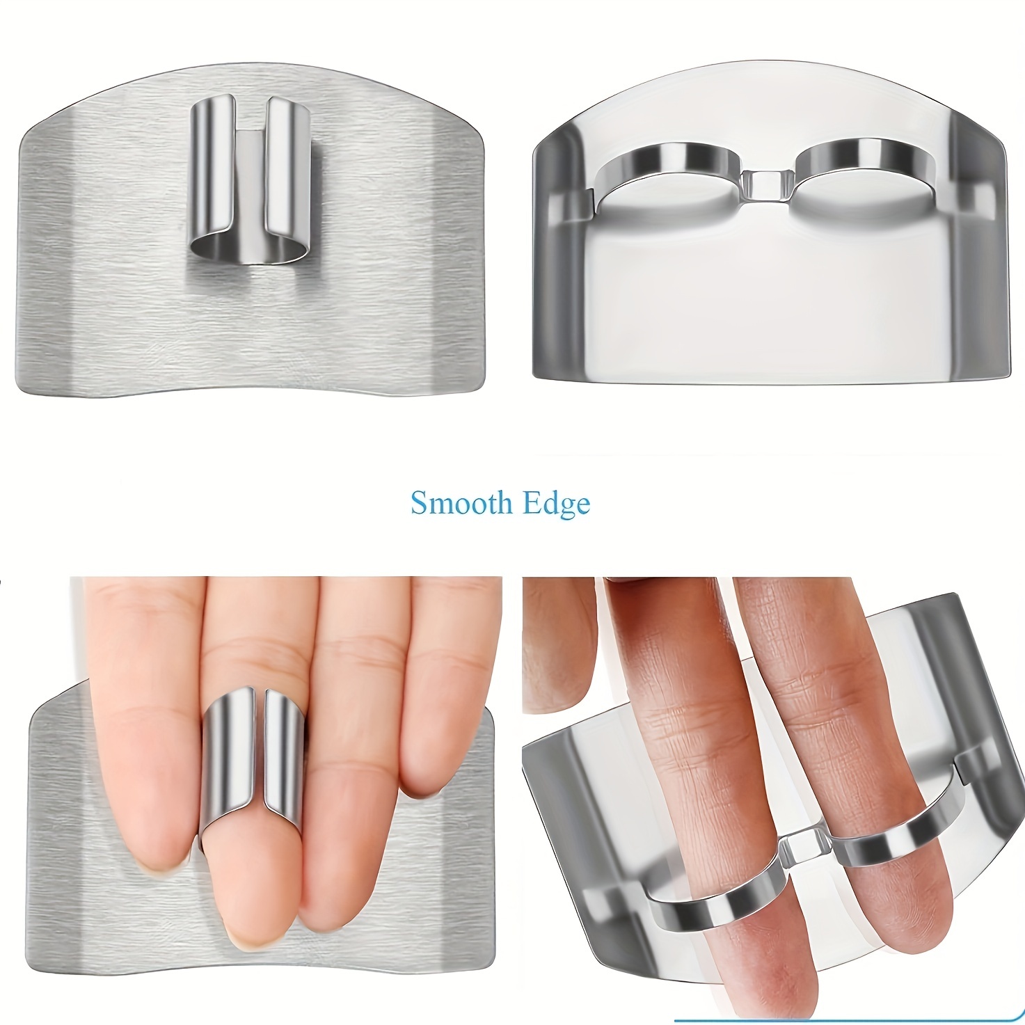 Stainless Steel Finger Protector For Knife And Slice Chop Safe And