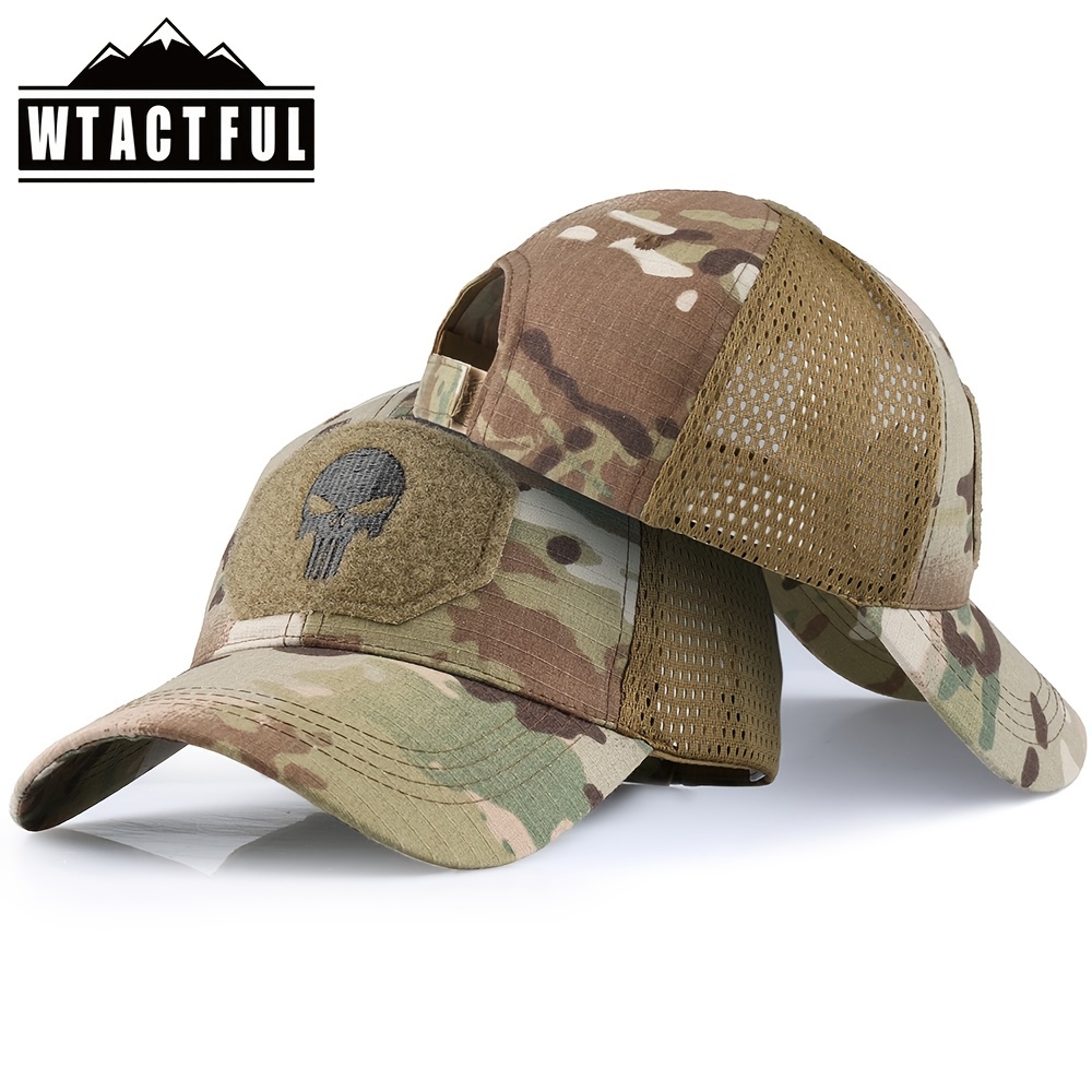 Tactical Camouflage Baseball Adjustable Patch Hat Men - Temu