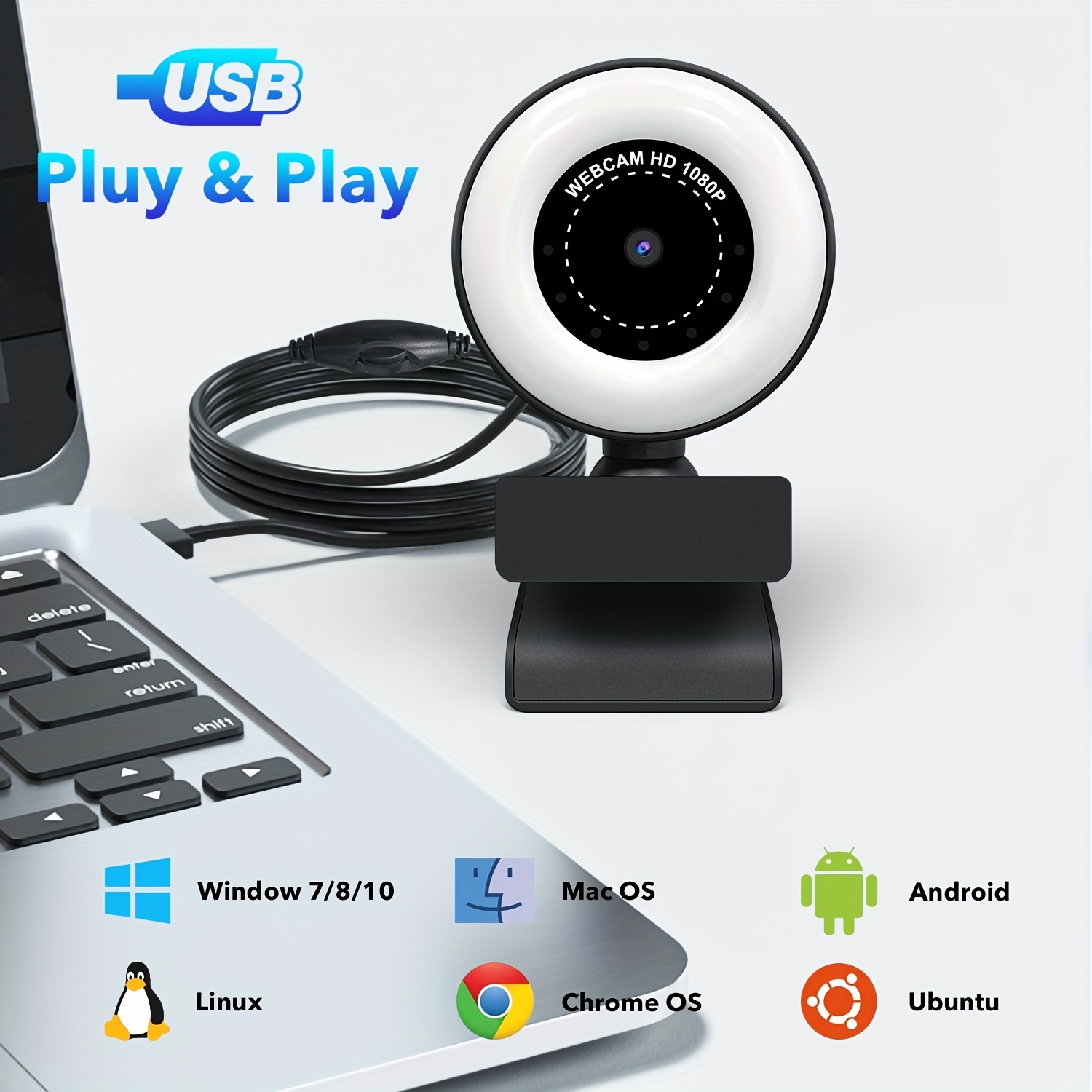 webcam with wire