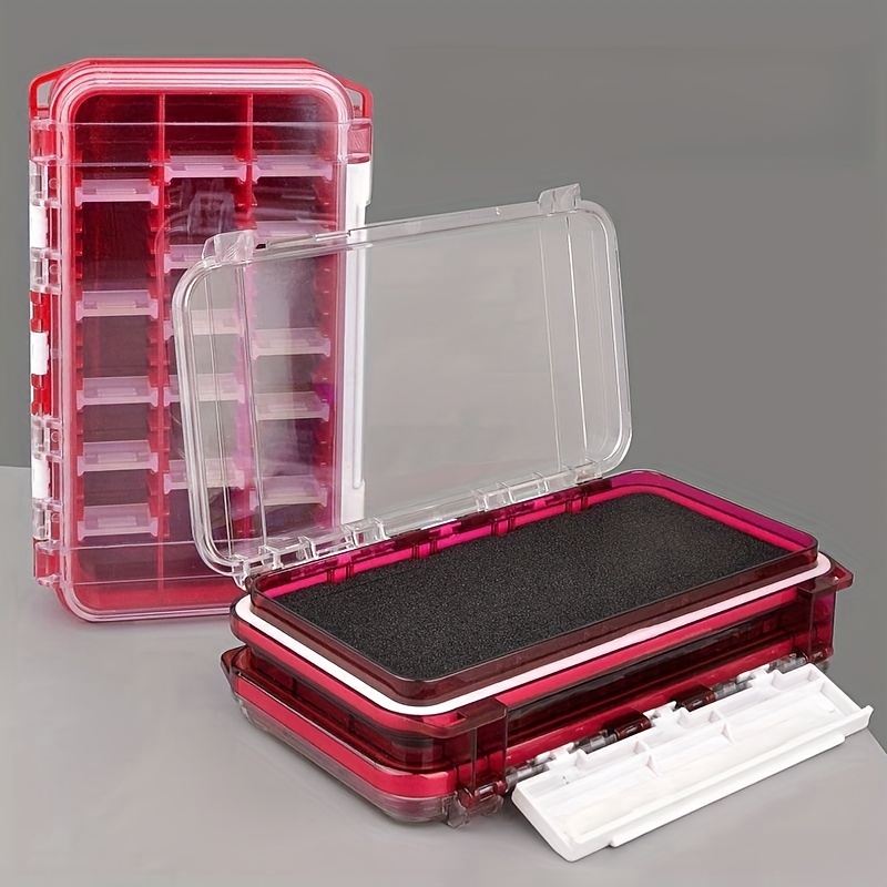 Waterproof Lure Bait Storage Box Double Sided Fishing - Temu