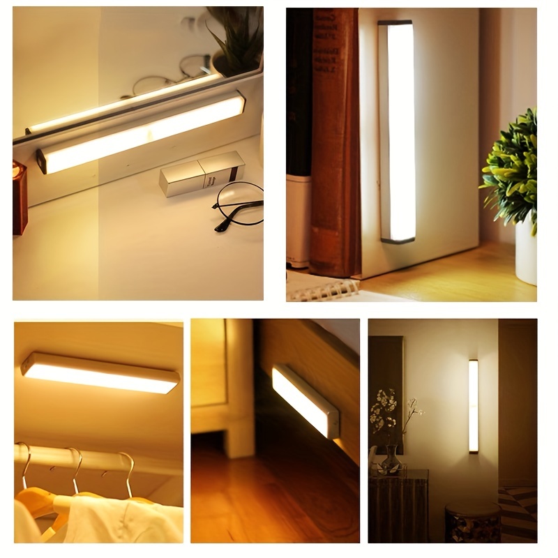 Luz led recargable usb armario Iluminación y aparatos de luz de