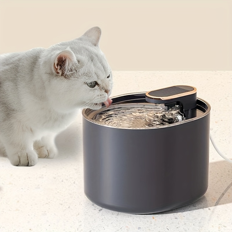 NPET Alimentador automático para gatos de 6L y fuente transparente para  gatos con sensor