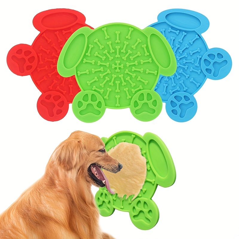 Dog Lick Mat With Strong Suction Cups Dog Licking Pads For Stress Crate
