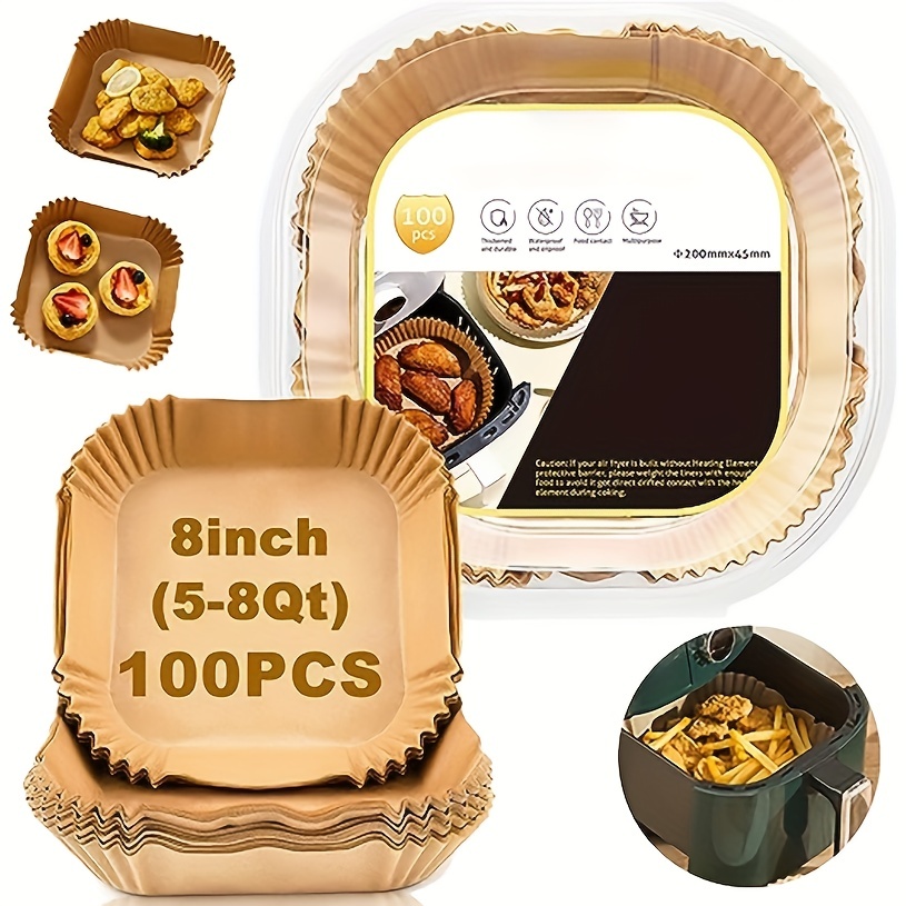 Air Fryer Liners 50/100/150 pcs Disposable Paper Liner for