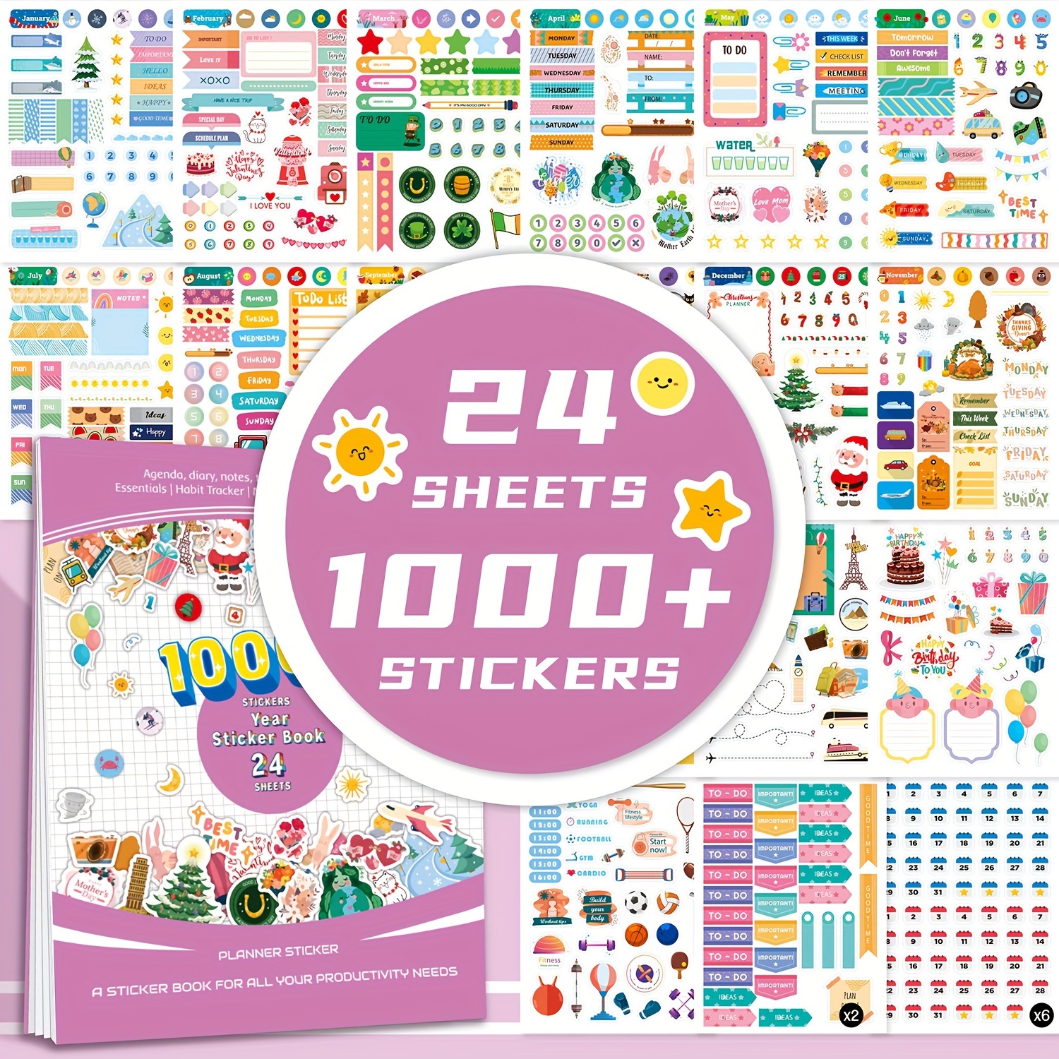 Stickers For Planners - Temu