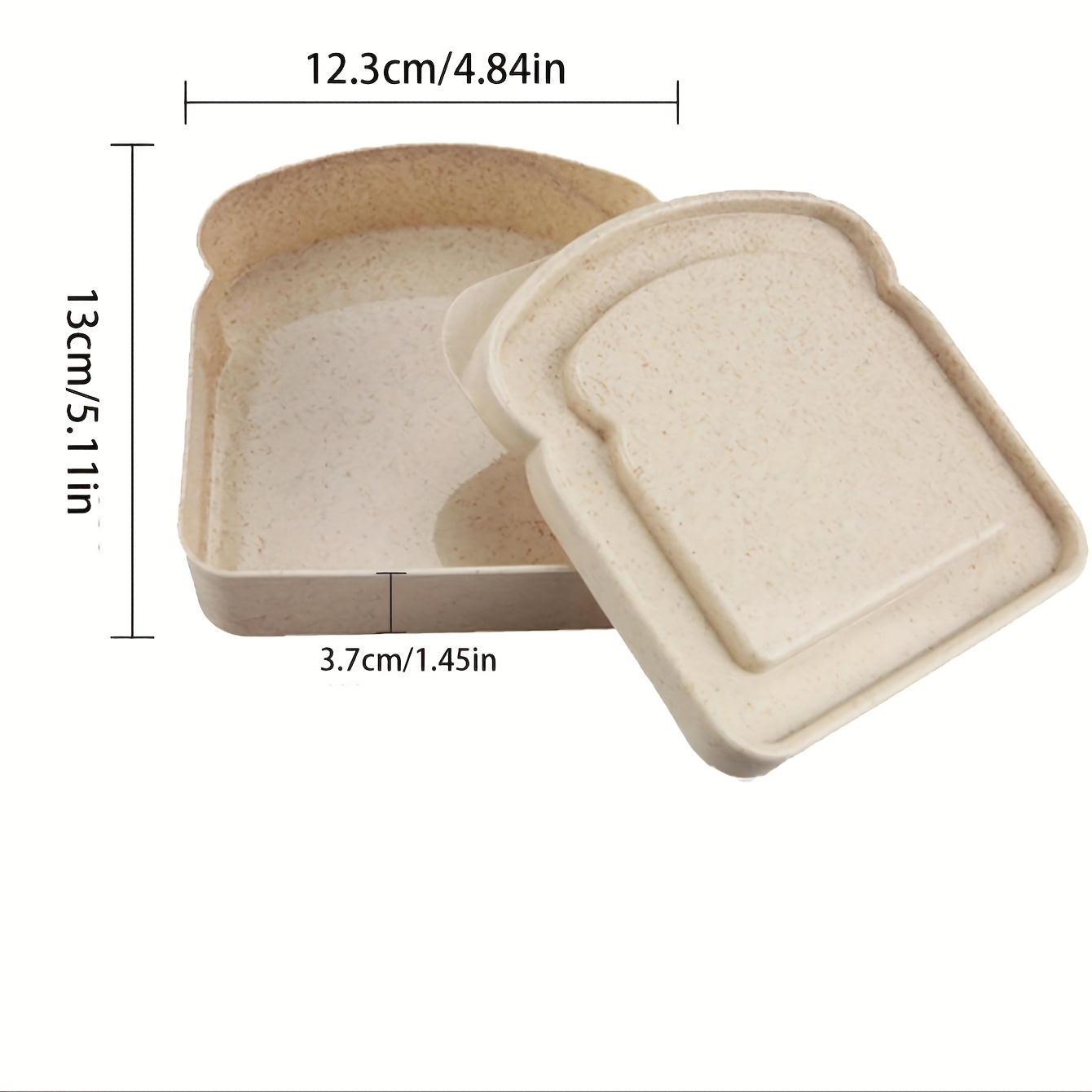 Transparent Plastic Toast Bread Storage Box, Food Storage