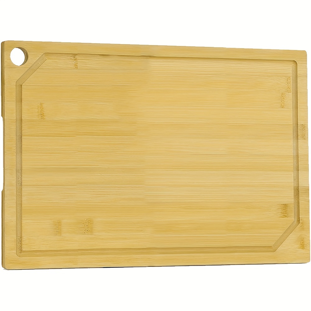 Wooden Cutting Boards Kitchen Meal Prep Serving Bamboo Wood - Temu