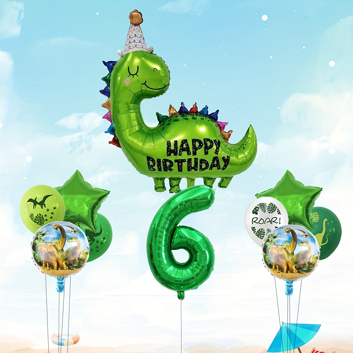 1 Juego Globos Forma Animales Números Decoración Fiesta - Temu