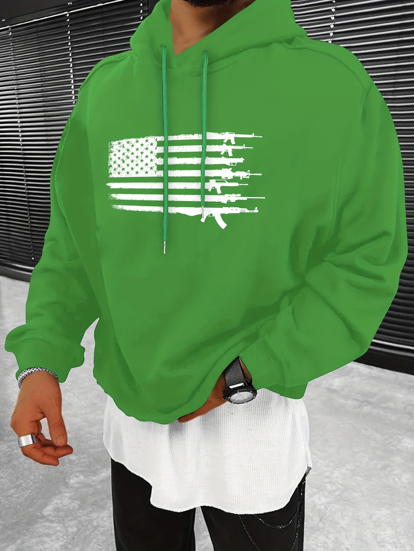 Stretch Fleece Zip Hoodie  Army Green – Swet Tailor