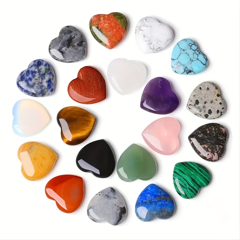 1 Stück Natürliche, Kleine, Niedliche, Herzförmige Kristallsteine