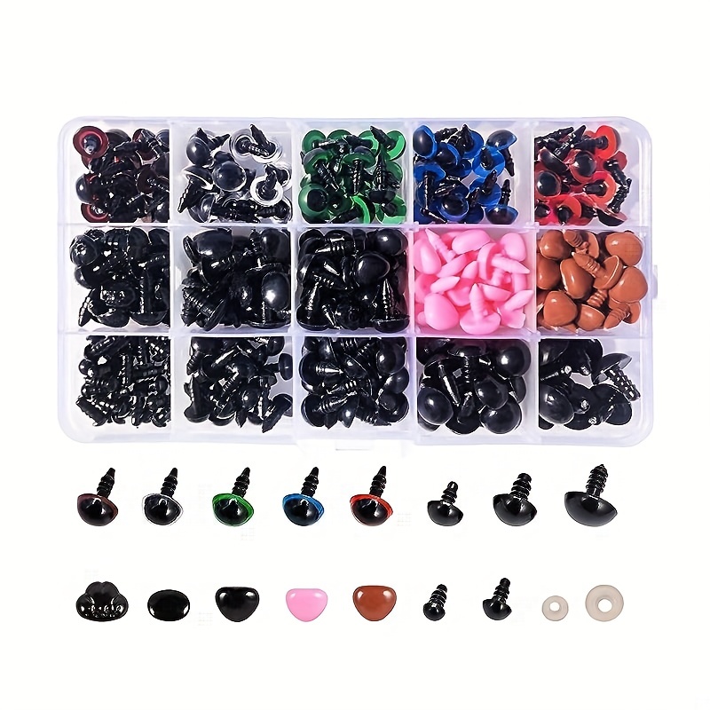 Yous Auto 560PCS Safety Eyes and Noses for Amigurumi, Stuffed