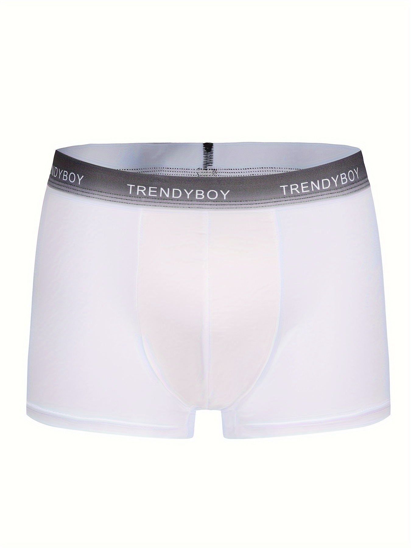 Men's Ice Silk Cool Boxers Briefs Thin Breathable Soft Comfy - Temu Malaysia