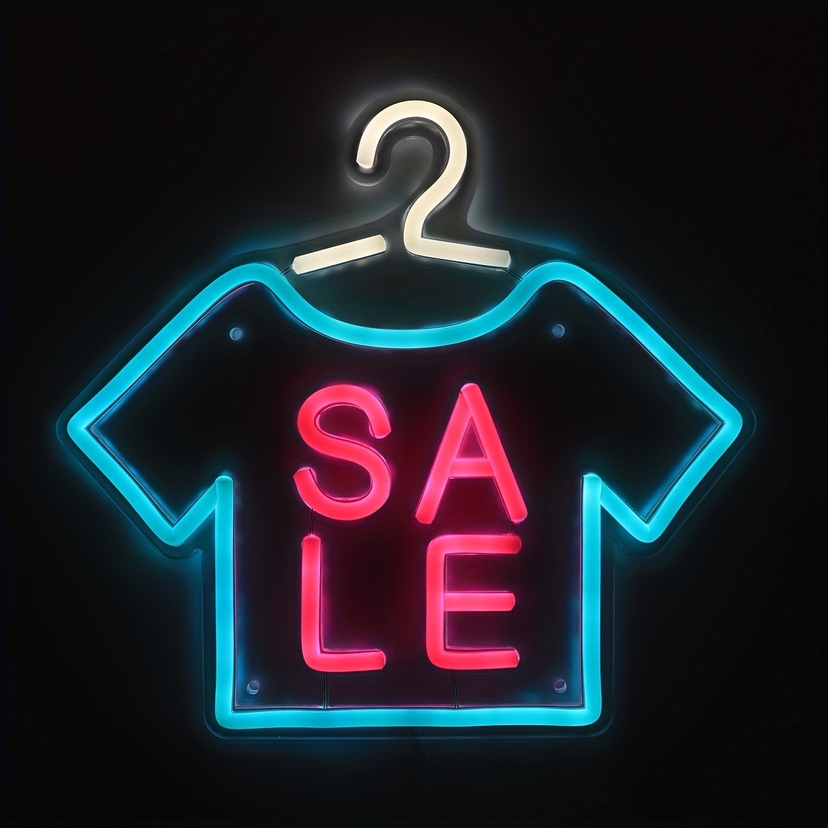 1PC T-Shirt With SALE Letter LED Neon Sign Light For Cloth Shop Room  Decoration