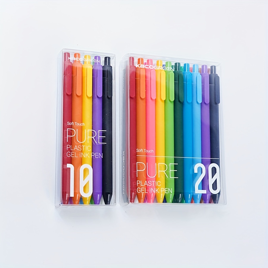 Simple Pure Color Gel Pen 4-Color Set