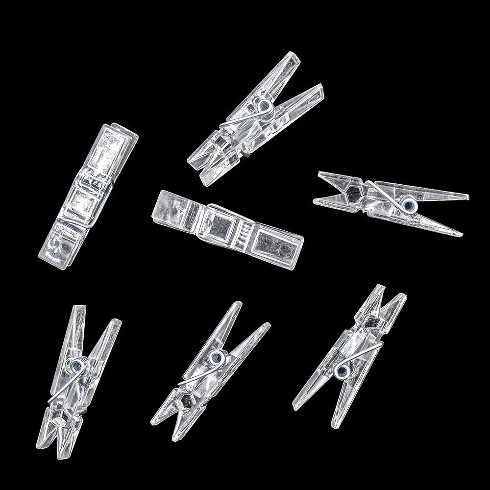 clothes clips mini clear clothespins Photo Clips Clear Clips for