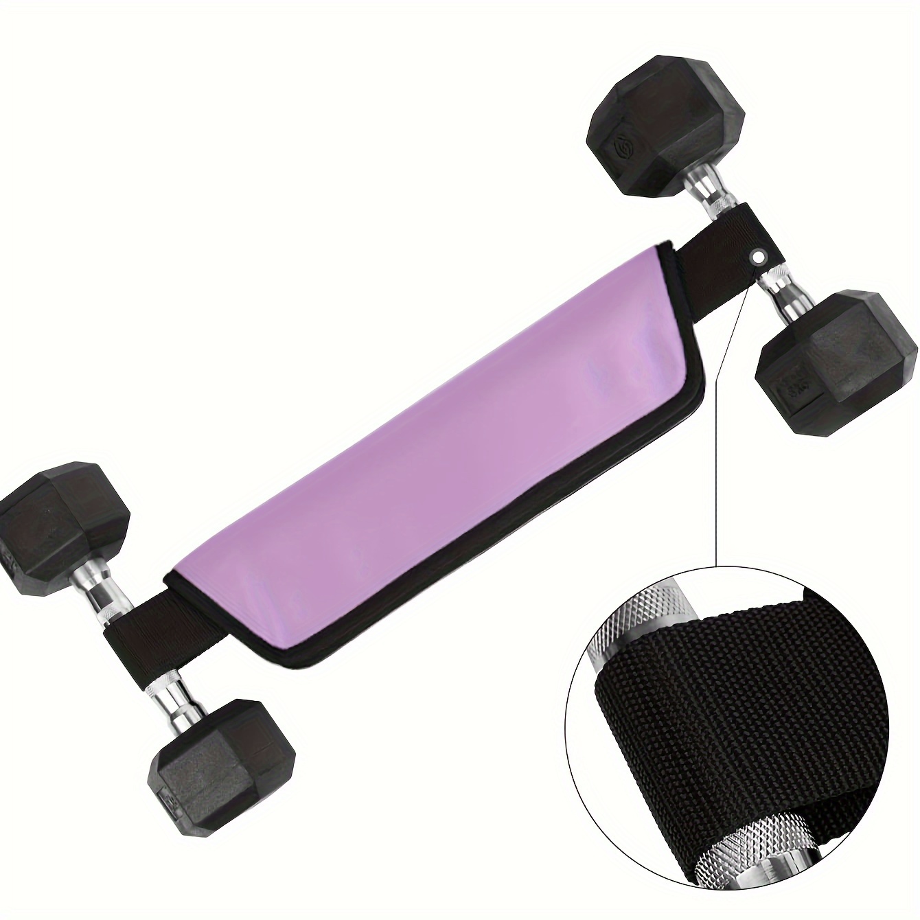 Satın alın PDTO Hip Thrust Belt for Glute Bridge Pad Butt Workout Dumbbells  Squat