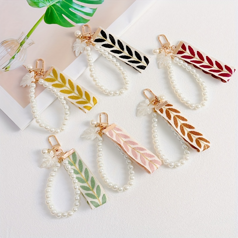 Pearl ribbon bracelets