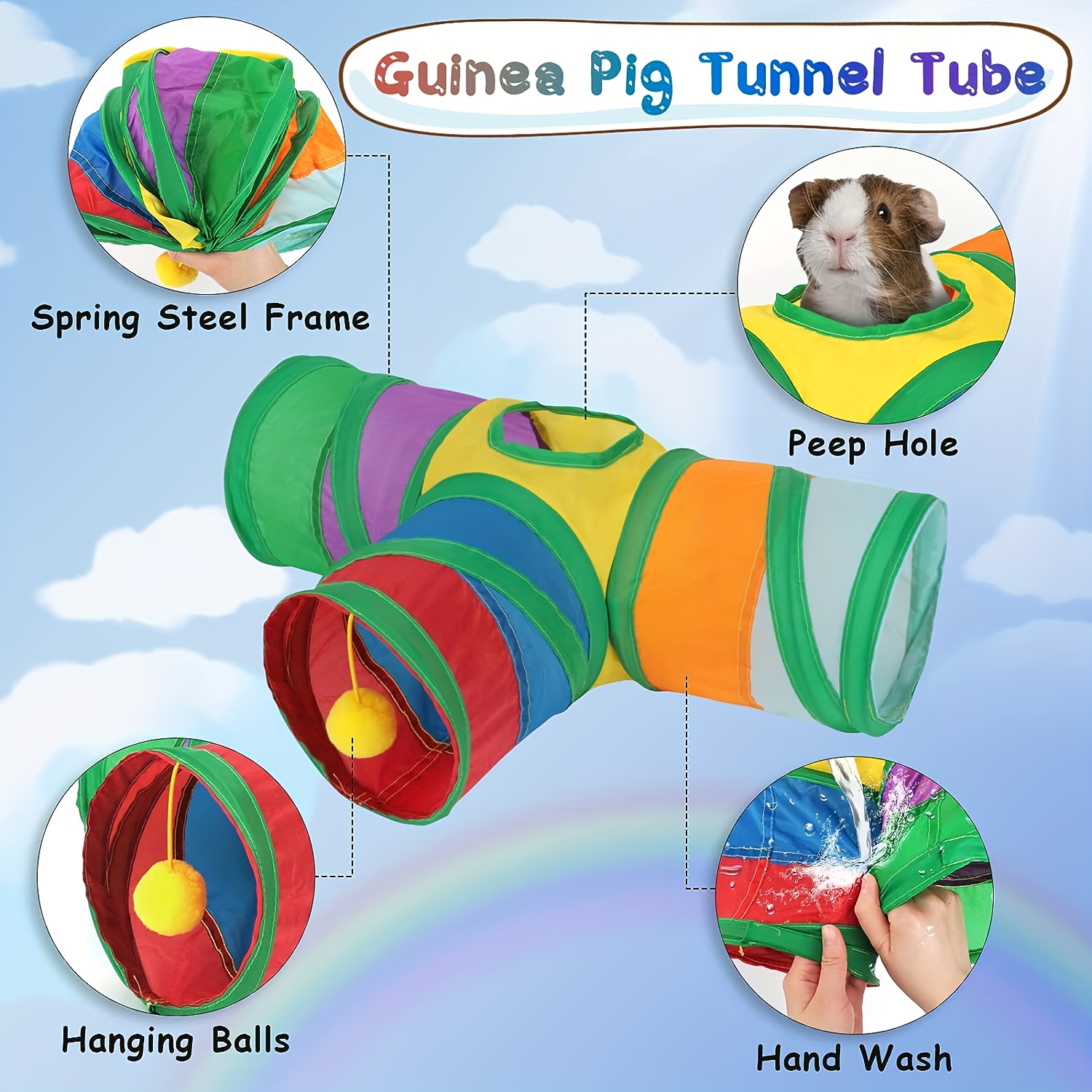1pc Juguete De Túnel Para Hámster Mascota Tubo Plegable Para - Temu Spain