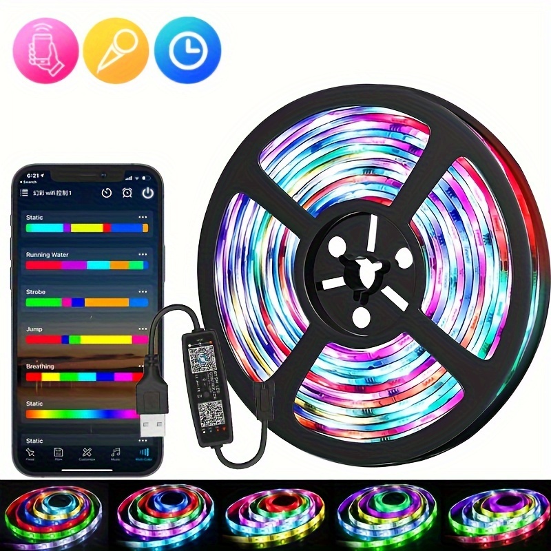 RGB Bluetooth APP control LED Screen Removable T-Shirts LED