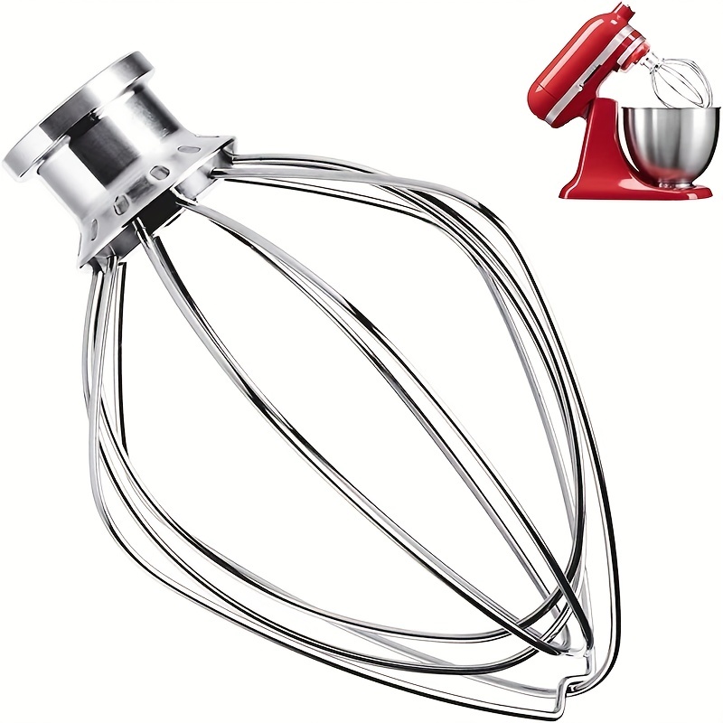 Stainless Steel 6-Wire Whip Beater Mixer Attachment Whisk KN256WW