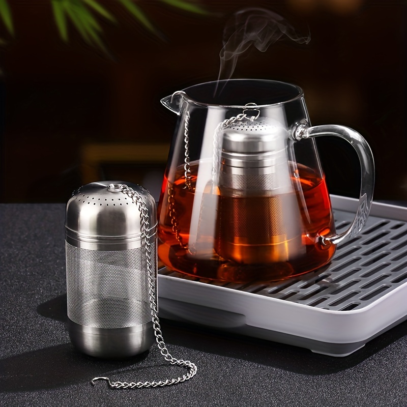 Tea Infuser For Loose Tea Glass Strainers For Long Leaf - Temu