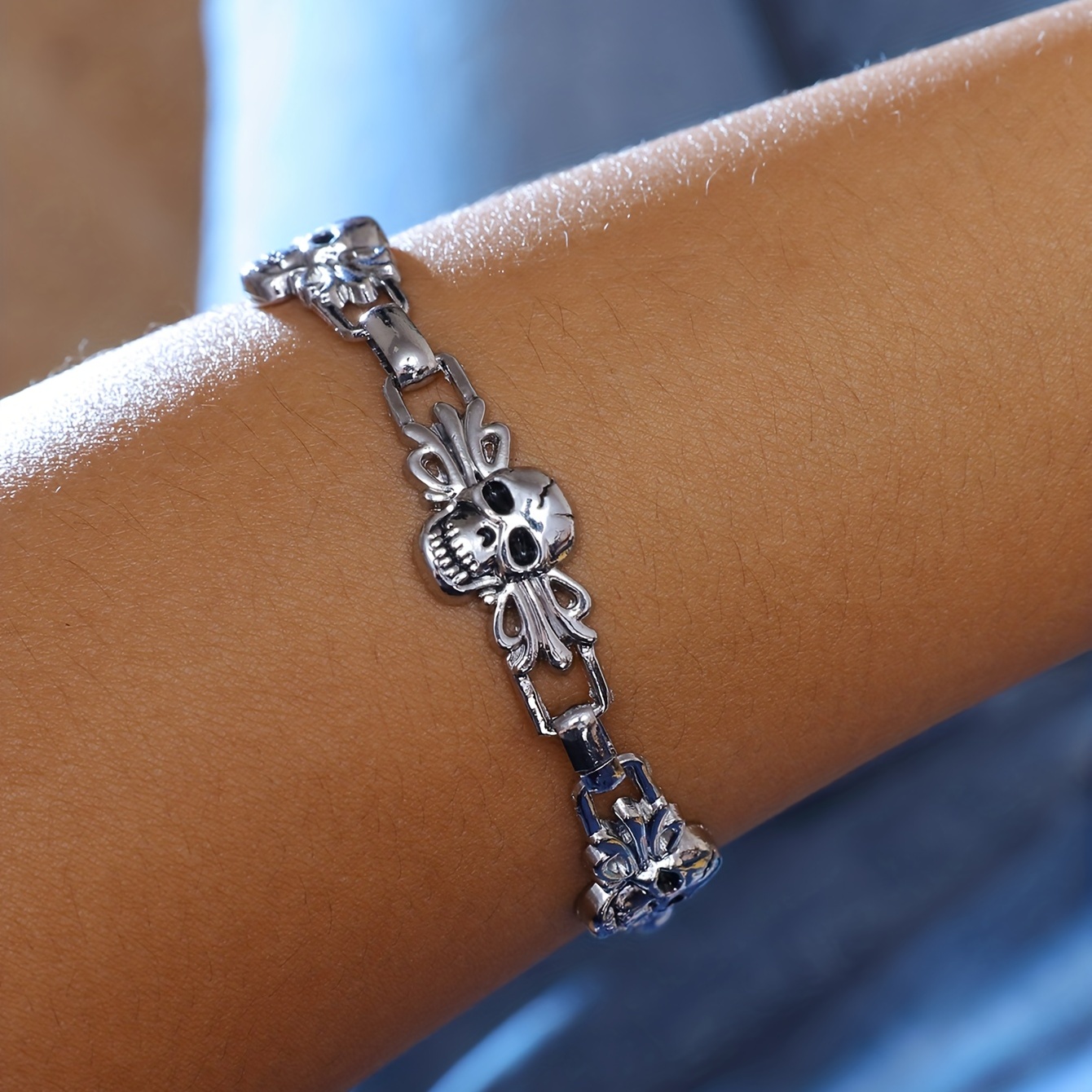 Gothic charm clearance bracelet