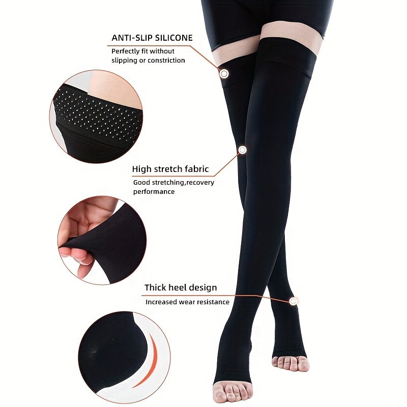 Legbeauty 23-32mmHg Medical Compression Pantyhose Stockings for Women  Closed Toe Elastic Varicose Veins Nursing Pressure Tights