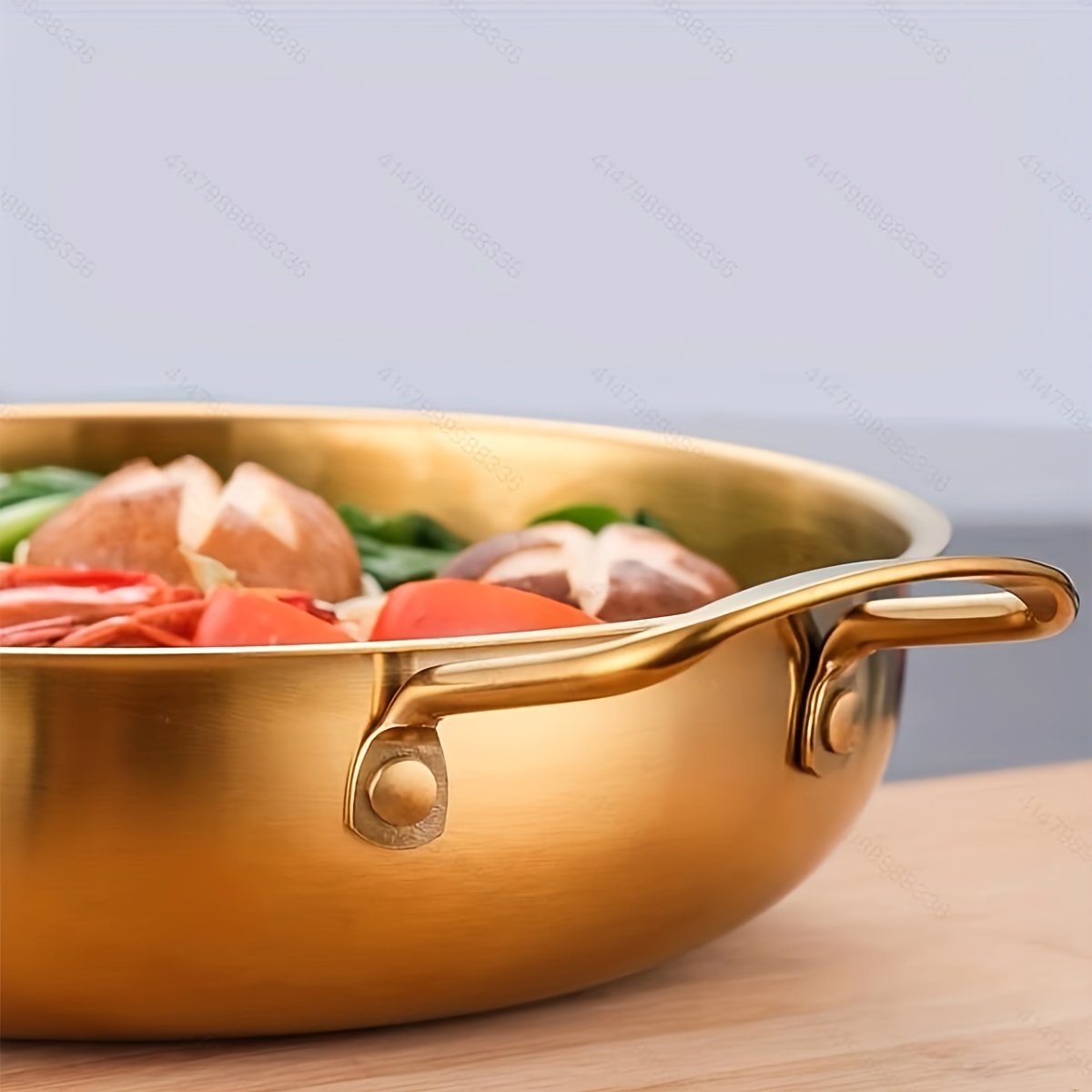 Korean Stainless Steel Ramen Pot - 9.4 Cooking Pot With Handle For