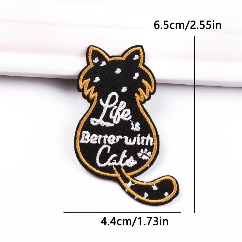 Hippie Animal Embroidered Patches For Clothing Thermoadhesive Patches Funny  Patch Iron On Patches On Clothes Fusible/