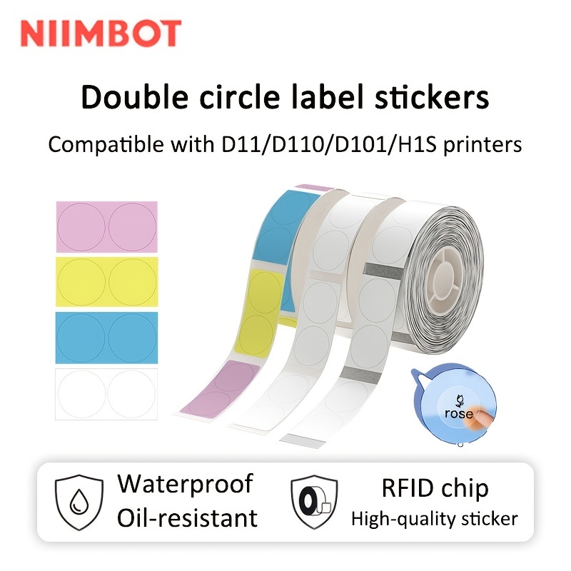 10PK P15 Label Sticker Adhesive Transparent Label Tape Paper