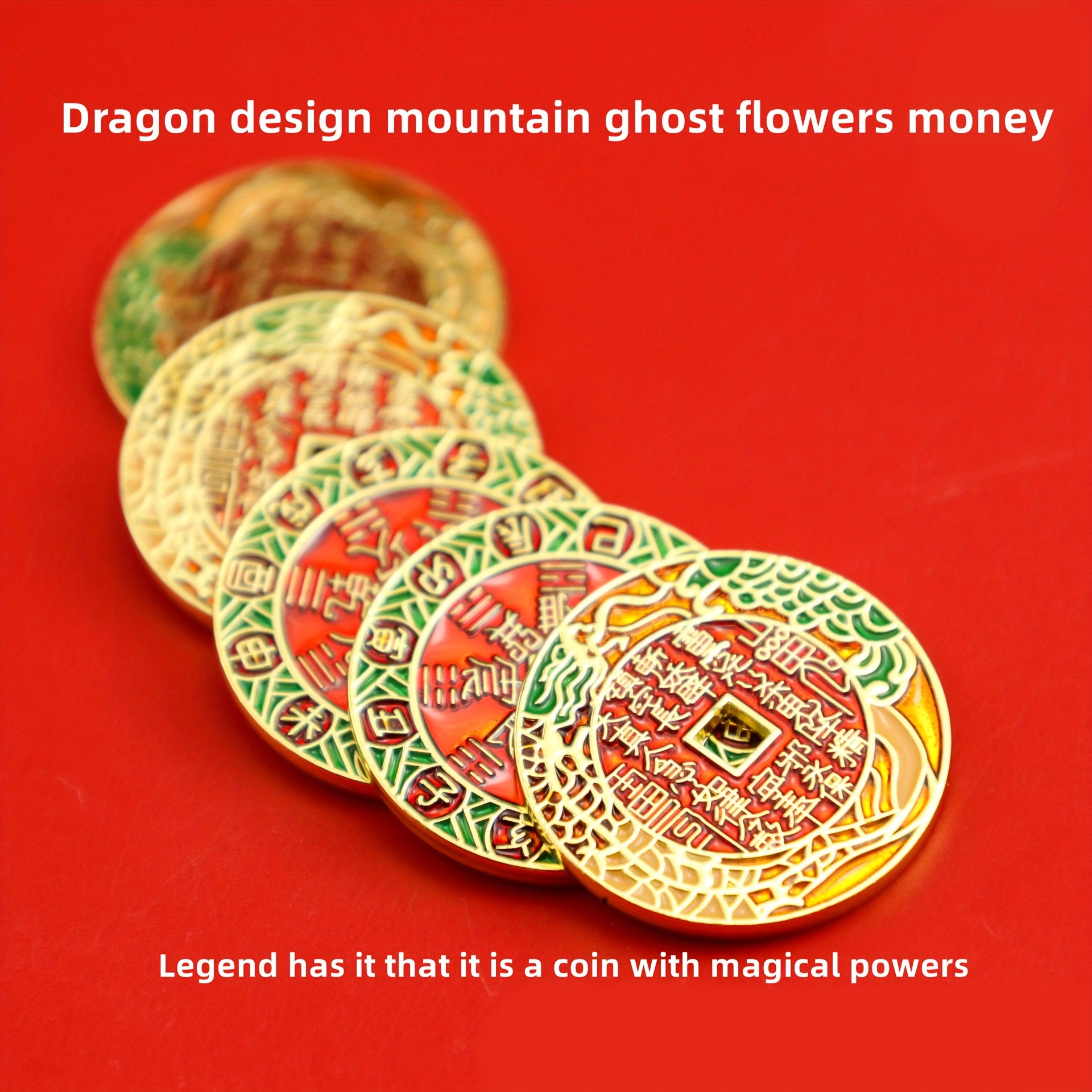 200 monedas chinas de Feng Shui, monedas Ching de buena suerte de bronce  antiguo, decoraciones temáticas asiáticas, para la salud y la riqueza - 1  pulgada JM