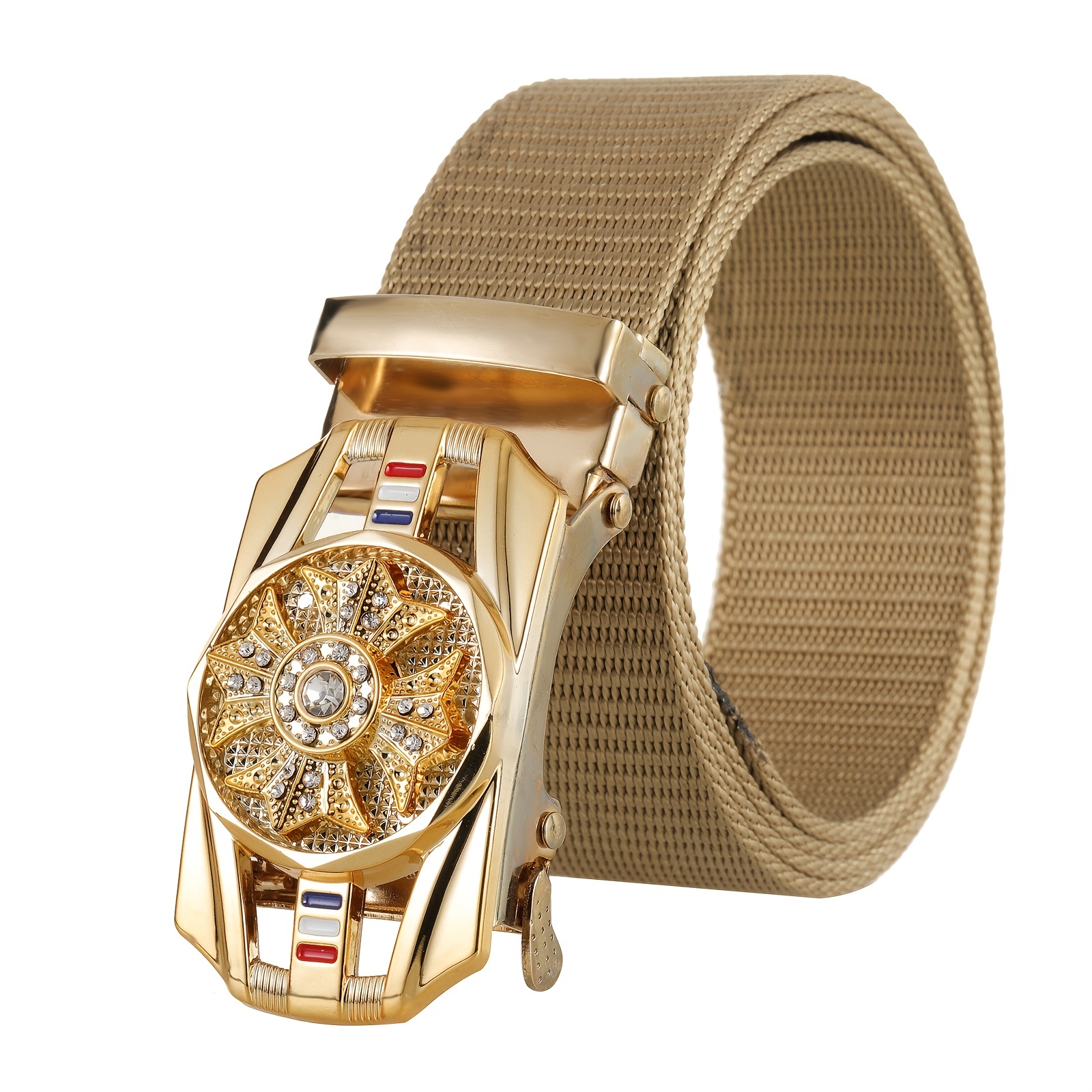 Men's Automatic Belt Black Genuine Leather