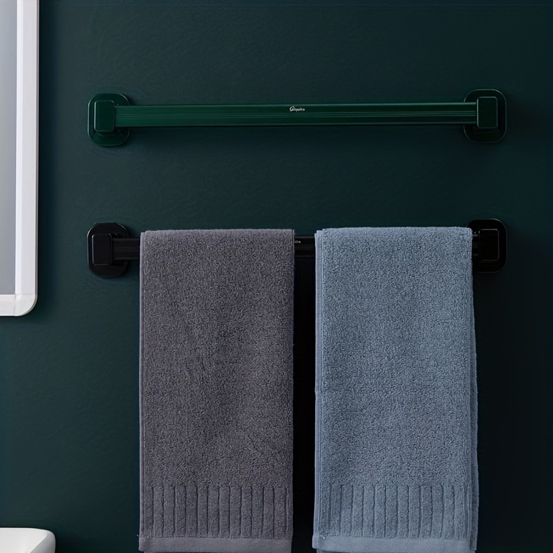 Multifunctional Punch Towel Bar for Bathroom Storage