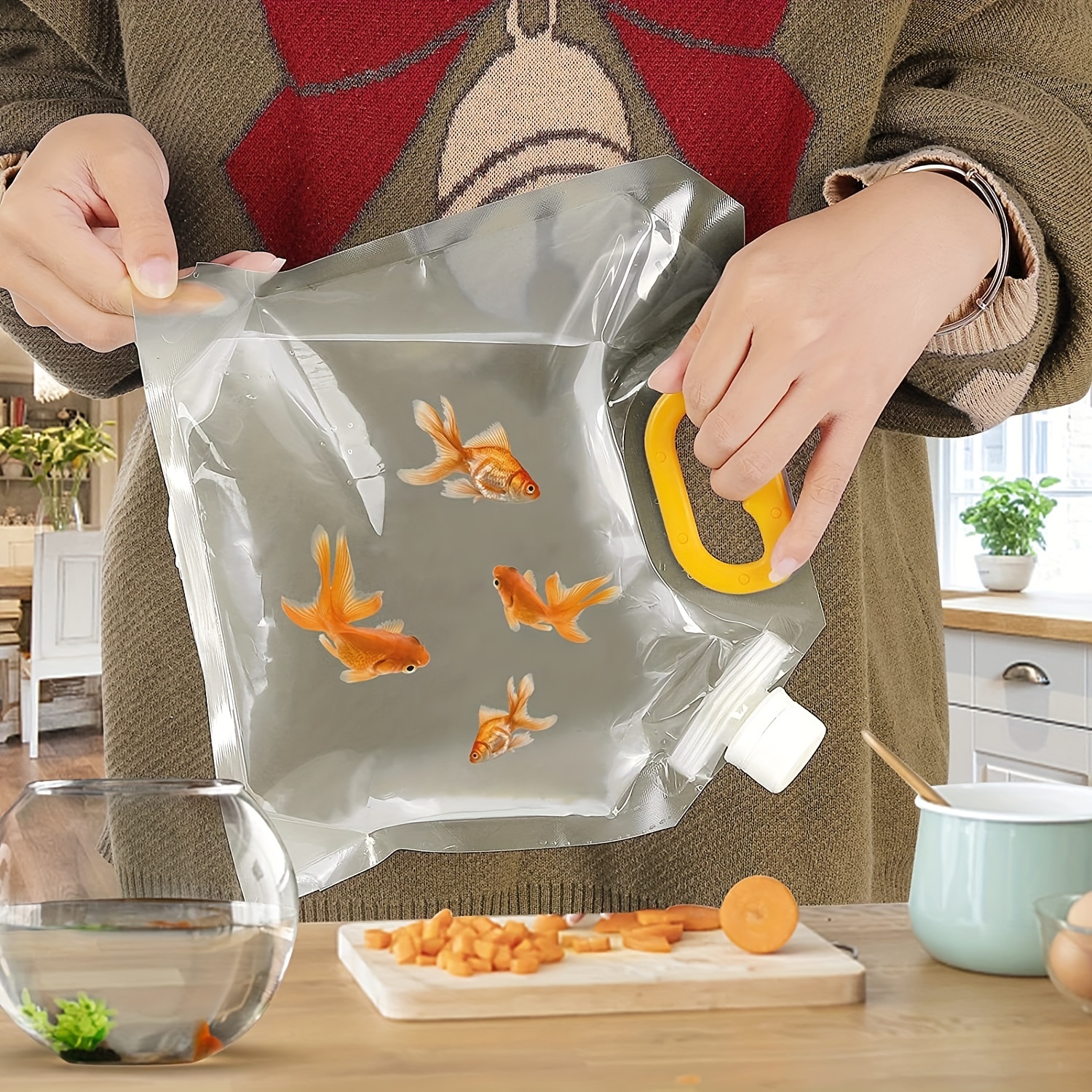 Food Storage Bag With Spout, Sealed Moisture-proof Hand-held